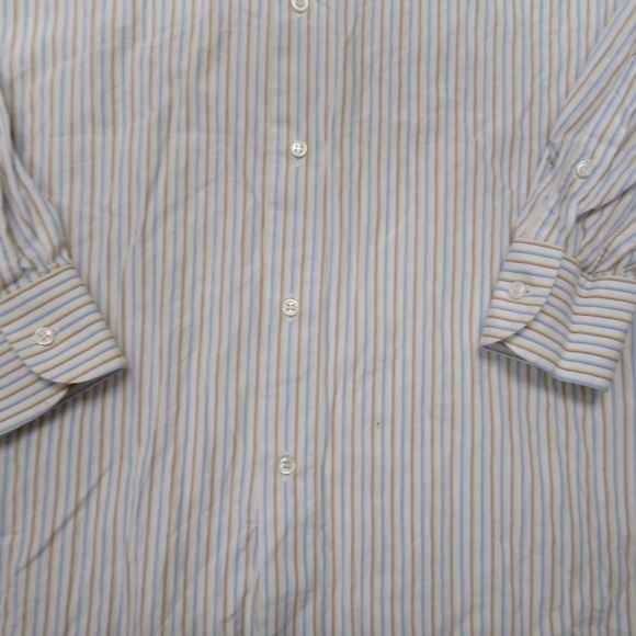 Brioni Mens Button Up Dress Shirt Sz 16 Long Sleeve - Picture 5 of 7